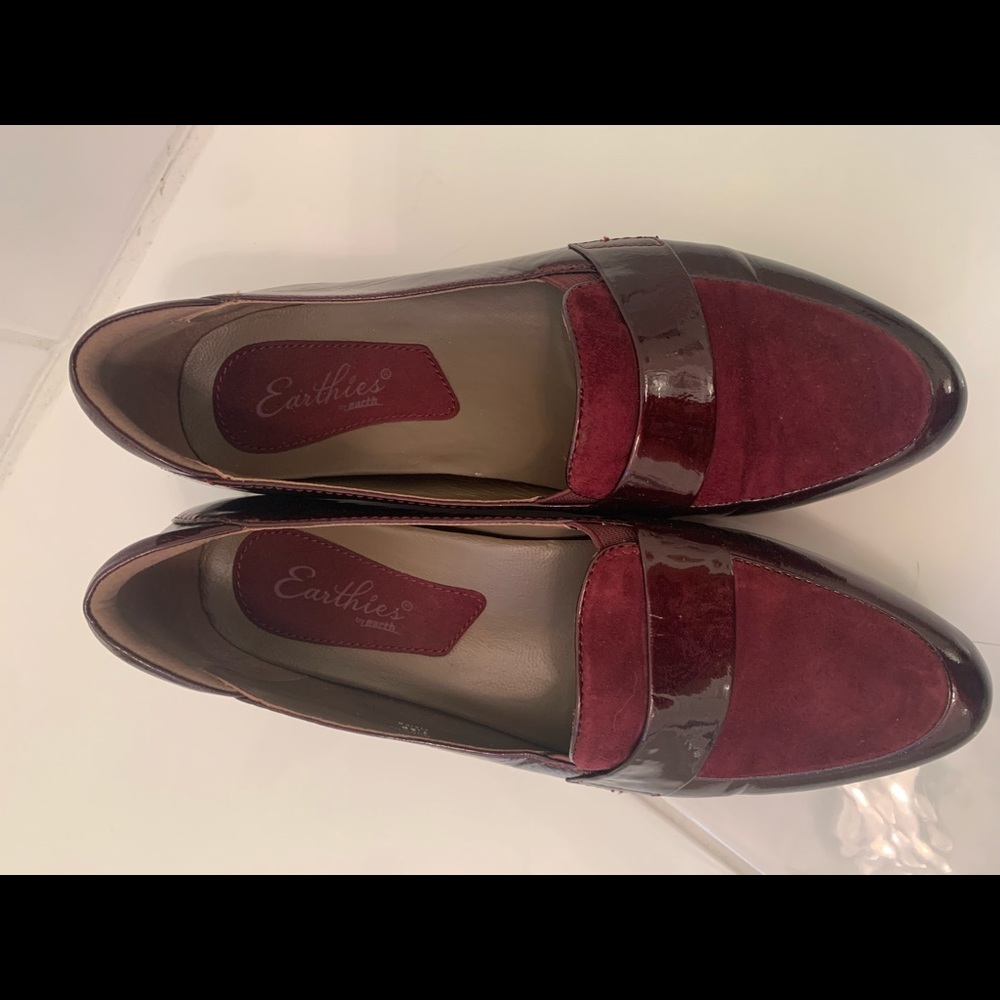 New Earth Bremen Earthies Crinkled Patton Leather Shoes Size 7.5